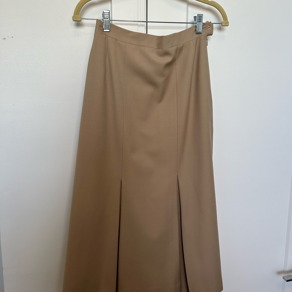 Burberry Classic Tan A-Line Skirt
